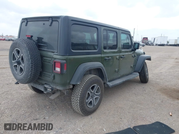 2021 Jeep Wrangler Unlimited Willys с VIN 1C4HJXDN3MW701553, выставлен на аукционе IAAI как лот 41707600 с пробегом 70 523 миль миль и . История ставок и продаж доступна на DreamBid. Изображение 4.