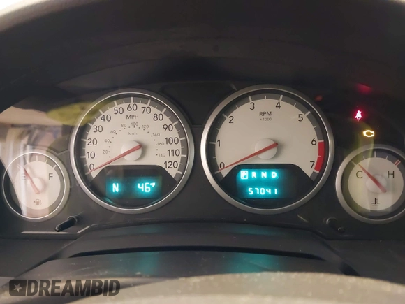 2010 Dodge Grand Caravan Crew with VIN 2D4RN6DX1AR438135, listed as a IAAI auction lot 41734378 with 57,041 mi miles and . Bid and sale history available at DreamBid. Image 7.