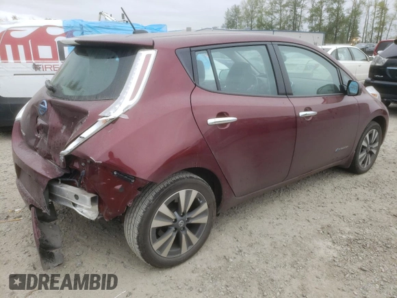 2016 Nissan LEAF S with VIN 1N4BZ0CP8GC314324, listed as a Copart auction lot 50469853 with 28,235 mi miles. Bid and sale history available at carsss.com. Image 3.
