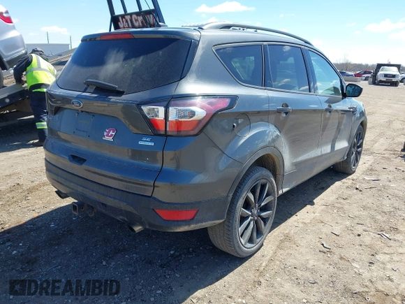 2017 Ford Escape SE with VIN 1FMCU0G92HUF10596, listed as a IAAI auction lot 42038215 with 145,735 mi miles. Bid and sale history available at carsss.com. Image 4.