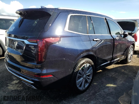 2022 Cadillac XT6 Premium Luxury with VIN 1GYKPFRS4NZ136219, listed as a Copart auction lot 76905874 with 0 mi miles and Non Repairable. Bid and sale history available at carsss.com. Image 3.