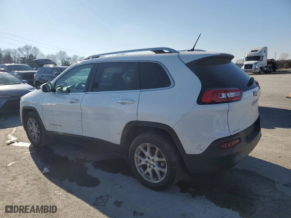 2017 Jeep Cherokee Latitude with VIN 1C4PJLCB5HW616909, listed as a Copart auction lot 87090454 with 30,814 mi miles and Salvage Title. Bid and sale history available at carsss.com. Image 2.