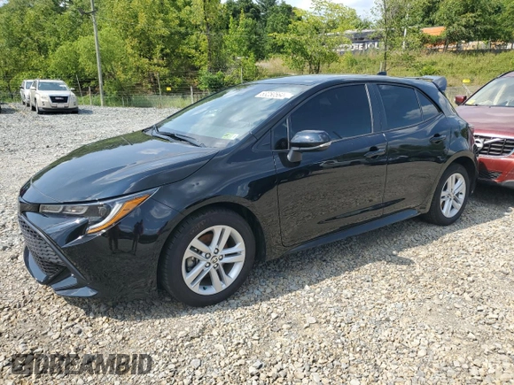2022 Toyota Corolla Hatchback SE with VIN JTND4MBE6N3166787, listed as a Copart auction lot 63250564 with 8,523 mi miles and Salvage Title. Bid and sale history available at carsss.com. Image 1.
