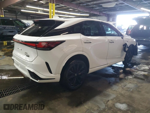 2023 Lexus RX with VIN 2T2BCMEA6PC001027, listed as a Copart auction lot 71285903 with 9,956 mi miles. Bid and sale history available at carsss.com. Image 3.