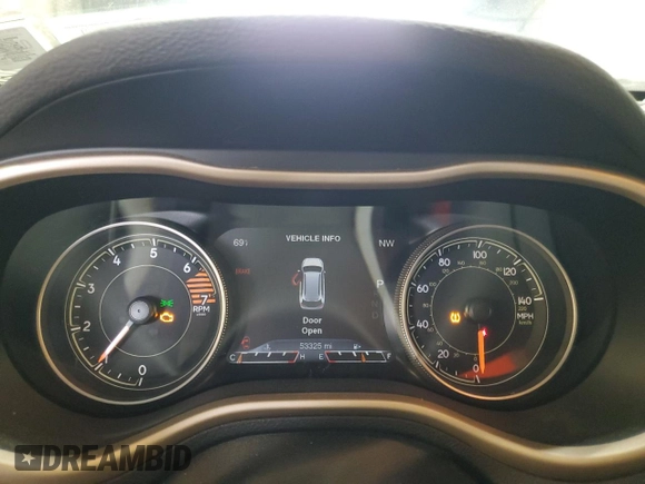 2016 Jeep Cherokee Limited with VIN 1C4PJMDB4GW153356, listed as a Copart auction lot 63284475 with 53,325 mi miles and Salvage title. Bid and sale history available at DreamBid. Image 9.