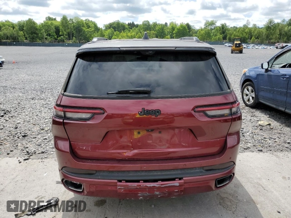 2021 Jeep Grand Cherokee Overland with VIN 1C4RJKDT6M8178992, listed as a Copart auction lot 63061395 with 62,051 mi miles and Salvage title. Bid and sale history available at DreamBid. Image 6.