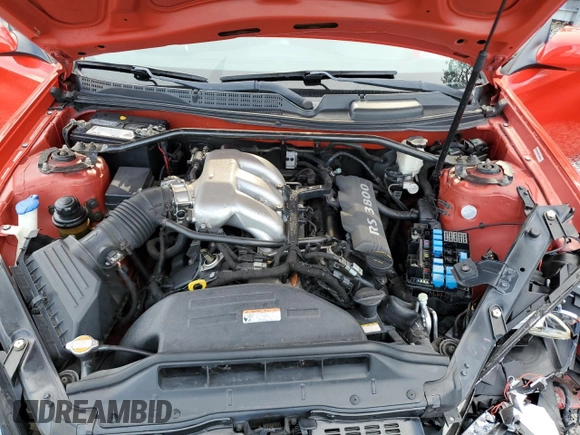 2010 Hyundai Genesis Coupe Grand Touring with VIN KMHHU6KH8AU007233, listed as a Copart auction lot 60843255 with Not provided miles and Salvage title. Bid and sale history available at DreamBid. Image 11.