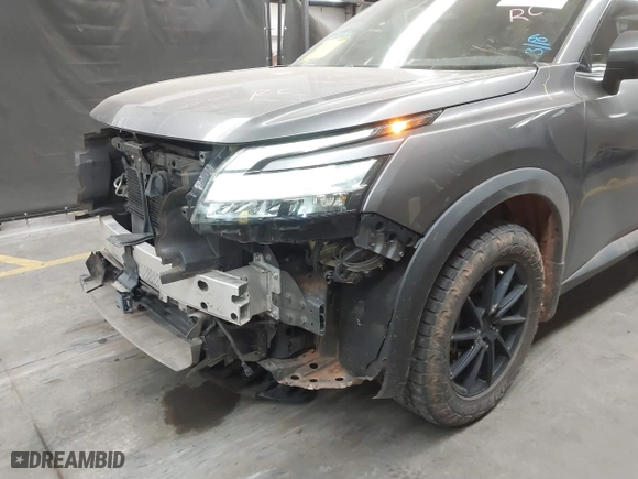 2022 Nissan Pathfinder SL with VIN 5N1DR3CBXNC244794, listed as a IAAI auction lot 41763895 with 56,855 mi miles. Bid and sale history available at carsss.com. Image 6.