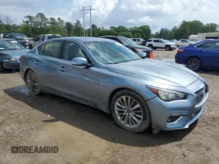 2020 Infiniti Q50 Luxe z VIN JN1EV7AP0LM207550, wystawiony jako Copart lot #54561625 z przebiegiem 103 591 mil mil oraz Szkoda całkowita • Salvage title. Historia ofert i sprzedaży dostępna na DreamBid. Obrazek 4.