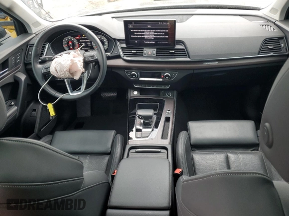 2021 Audi Q5 Prestige with VIN WA1CAAFY3M2062221, listed as a Copart auction lot 55538025 with 55,573 mi miles and Salvage title. Bid and sale history available at DreamBid. Image 8.