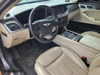 2015 Hyundai Genesis 5.0L with VIN KMHGN4JF8FU082535, listed as a IAAI auction lot 41768435 with 101,003 mi miles. Bid and sale history available at carsss.com. Image 6.