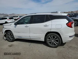2020 GMC Terrain Denali with VIN 3GKALXEX7LL151066, listed as a Copart auction lot 50379815 with 56,333 mi miles and Salvage title. Bid and sale history available at DreamBid. Image 2.