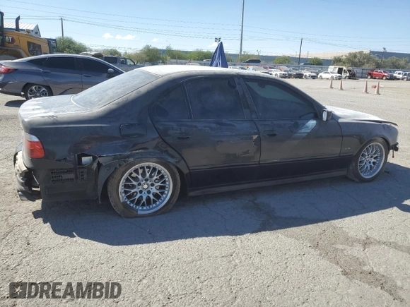2002 BMW 5 Series 530i with VIN WBADT53402CE93829, listed as a Copart auction lot 71823294 with 0 mi miles and Salvage Title. Bid and sale history available at carsss.com. Image 3.