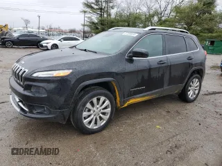 2017 Jeep Cherokee Overland with VIN 1C4PJMJS2HW532684, listed as a Copart auction lot 87300834 with 148,825 mi miles and Salvage title. Bid and sale history available at DreamBid. Image 1.