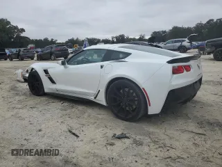 2017 Chevrolet Corvette Grand Sport 2LT with VIN 1G1YY2D75H5100245, listed as a Copart auction lot 89312455 with 73,495 mi miles and Salvage Title. Bid and sale history available at carsss.com. Image 2.