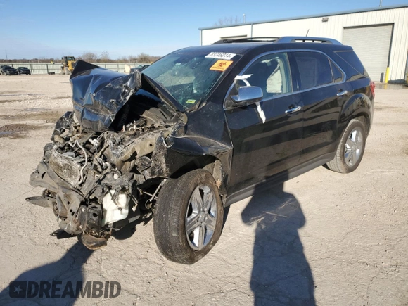 2014 Chevrolet Equinox LTZ with VIN 2GNFLHEK6E6184960, listed as a Copart auction lot 83746014 with 0 mi miles and Salvage Title. Bid and sale history available at carsss.com. Image 1.