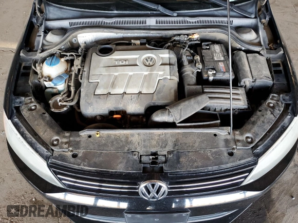 2014 Volkswagen Jetta TDI with VIN 3VWLL7AJ6EM352277, listed as a Copart auction lot 53500805 with 96,904 mi miles and Clean title. Bid and sale history available at DreamBid. Image 11.
