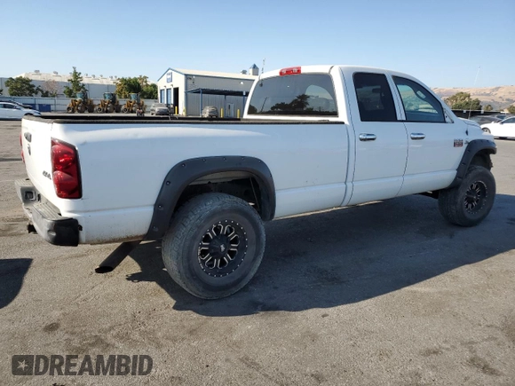 2009 Dodge Ram 2500 SLT with VIN 3D7KS28L09G523367, listed as a Copart auction lot 69537104 with 0 mi miles and Salvage Title. Bid and sale history available at carsss.com. Image 3.