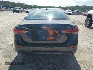 2024 Nissan Sentra SV with VIN 3N1AB8CV7RY379427, listed as a Copart auction lot 61109185 with 23,779 mi miles and Salvage title. Bid and sale history available at DreamBid. Image 6.