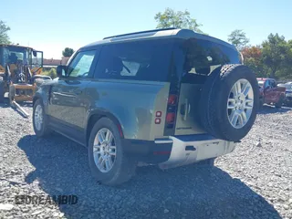 2023 Land Rover Defender S with VIN SALEJ6EX7P2143210, listed as a IAAI auction lot 36320493 with 3,186 mi miles and . Bid and sale history available at DreamBid. Image 3.