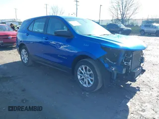 2019 Chevrolet Equinox LS with VIN 3GNAXSEV8KS594727, listed as a IAAI auction lot 41856077 with 93,291 mi miles and . Bid and sale history available at DreamBid. Image 1.