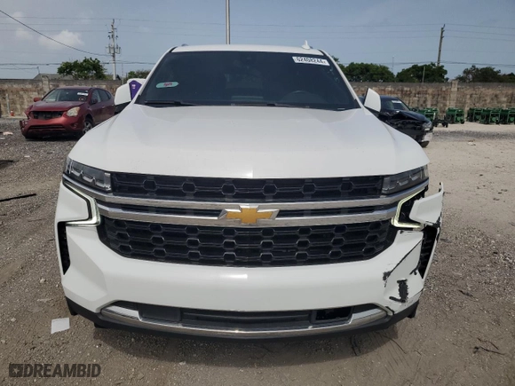 2021 Chevrolet Tahoe LS with VIN 1GNSCMKD7MR494339, listed as a Copart auction lot 62408244 with 26,690 mi miles and Salvage Title. Bid and sale history available at carsss.com. Image 5.