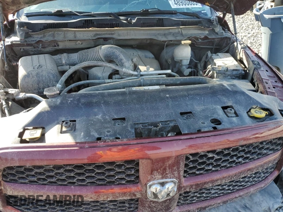 2017 Ram 1500 Express with VIN 1C6RR7FT9HS745814, listed as a Copart auction lot 48900805 with Not Provided miles and Salvage Title. Bid and sale history available at carsss.com. Image 12.