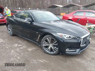 2017 Infiniti Q60 Sport with VIN JN1EV7EL9HM553076, listed as a IAAI auction lot 41737681 with 102,691 mi miles. Bid and sale history available at carsss.com. Image 1.