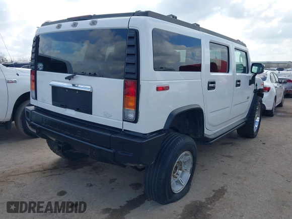 2003 Hummer H2 with VIN 5GRGN23U83H116139, listed as a IAAI auction lot 41495435 with Not Provided miles. Bid and sale history available at carsss.com. Image 4.
