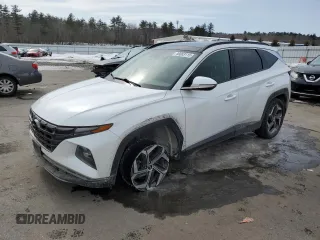 2022 Hyundai Tucson Limited with VIN 5NMJECAE8NH079815, listed as a Copart auction lot 46863115 with 77,756 mi miles and Salvage Title. Bid and sale history available at carsss.com. Image 1.