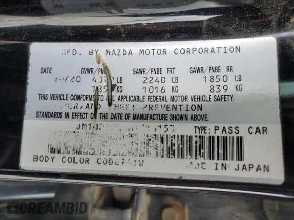 2021 Mazda 3 Select with VIN JM1BPABL2M1314153, listed as a Copart auction lot 49122935 with 85,617 mi miles and Salvage Title. Bid and sale history available at DreamBid. Image 14.