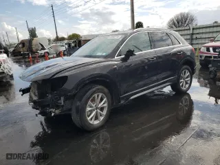 2024 Audi Q3 S line Premium with VIN WA1DECF32R1096060, listed as a Copart auction lot 52505715 with 21,359 mi miles and Salvage Title. Bid and sale history available at carsss.com. Image 1.