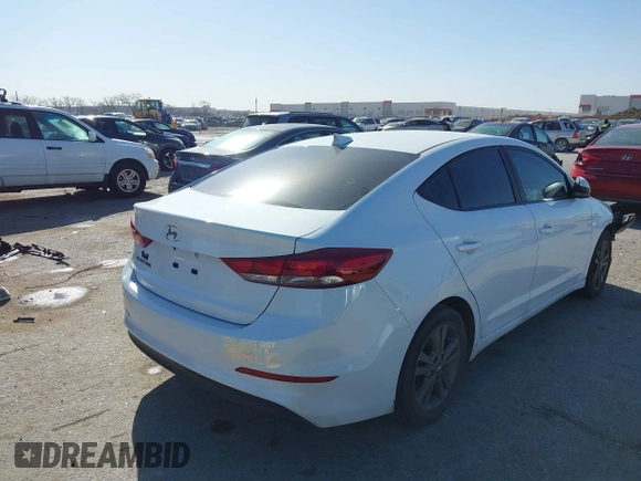 2018 Hyundai Elantra SEL with VIN 5NPD84LF0JH368412, listed as a IAAI auction lot 41823425 with 81,832 mi miles and . Bid and sale history available at DreamBid. Image 4.