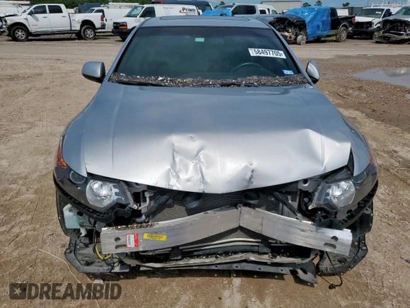 2013 Acura TSX Special Edition with VIN JH4CU2F84DC001116, listed as a Copart auction lot 58497705 with 29,432 mi miles and Salvage title. Bid and sale history available at DreamBid. Image 5.