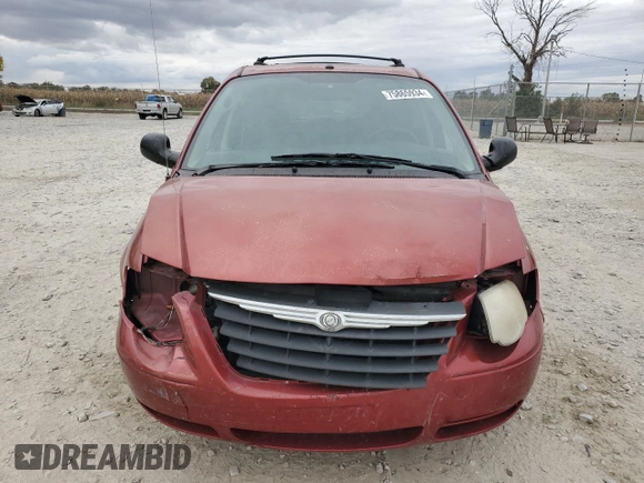 2007 Chrysler Town & Country LWB Touring with VIN 2A4GP54L97R207847, listed as a Copart auction lot 75865934 with 171,110 mi miles and Clean Title. Bid and sale history available at carsss.com. Image 5.