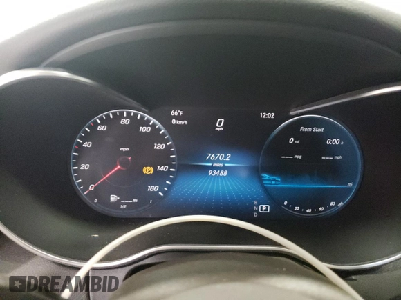 2019 Mercedes-Benz C 300 with VIN 55SWF8DB3KU321116, listed as a Copart auction lot 46750885 with 93,488 mi miles and Salvage Title. Bid and sale history available at DreamBid. Image 9.