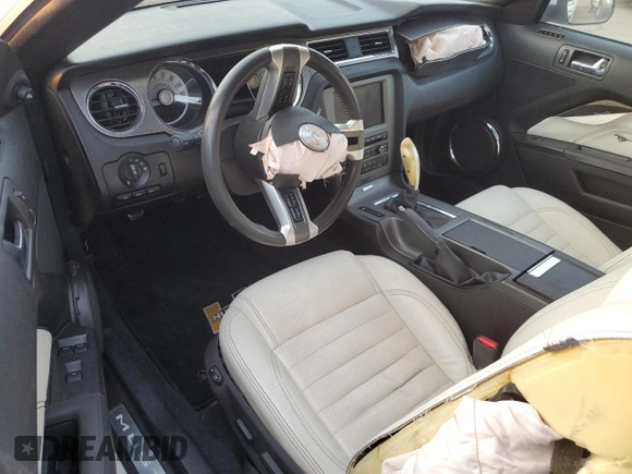 2010 Ford Mustang GT with VIN 1ZVBP8FHXA5141336, listed as a Copart auction lot 85374784 with 61,405 mi miles and Salvage title. Bid and sale history available at DreamBid. Image 8.