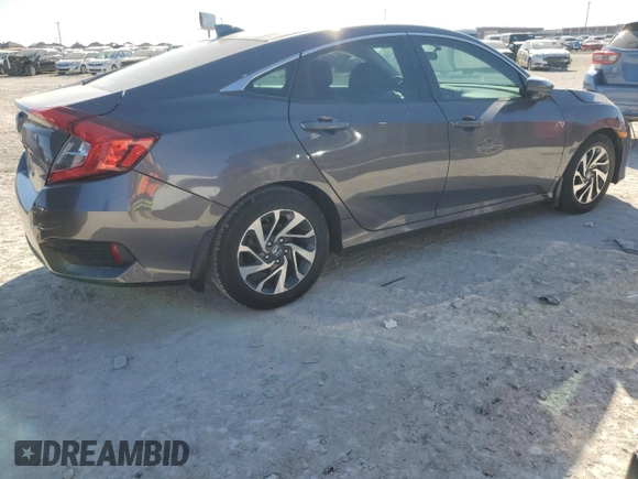 2018 Honda Civic EX with VIN 2HGFC2F73JH560353, listed as a Copart auction lot 42808855 with 138,729 mi miles and Salvage Title. Bid and sale history available at DreamBid. Image 3.