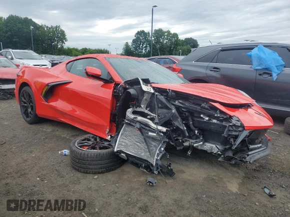 2024 Chevrolet Corvette 2LT with VIN 1G1YB2D43R5121717, listed as a Copart auction lot 61812805 with 1,084 mi miles and Salvage title. Bid and sale history available at DreamBid. Image 4.