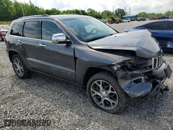 2019 Jeep Grand Cherokee Limited with VIN 1C4RJFBG7KC638930, listed as a Copart auction lot 54989895 with 103,637 mi miles and Salvage title. Bid and sale history available at DreamBid. Image 4.