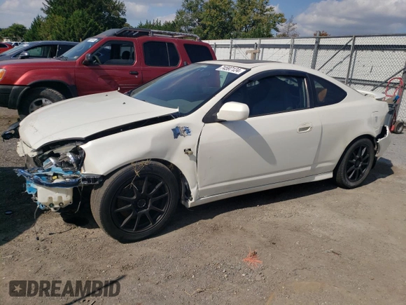 2003 Acura RSX Type S with VIN JH4DC53083C017230, listed as a Copart auction lot 74597124 with 170,661 mi miles and Salvage Title. Bid and sale history available at carsss.com. Image 1.