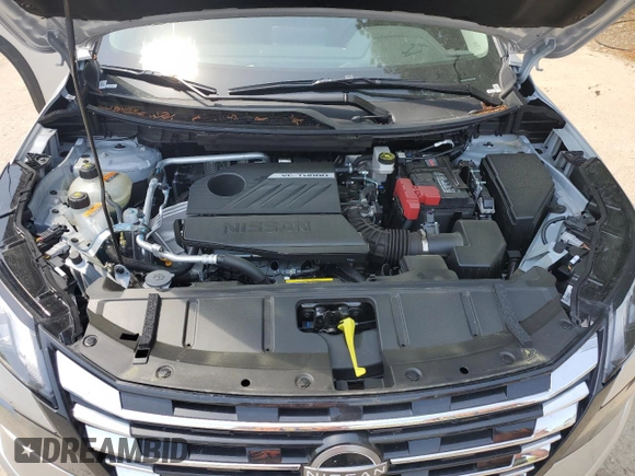 2025 Nissan Rogue SV with VIN 5N1BT3BA5SC813290, listed as a Copart auction lot 53841205 with 8,416 mi miles and Salvage Title. Bid and sale history available at DreamBid. Image 12.