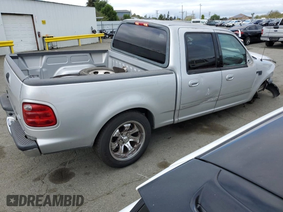 2002 Ford F-150 XLT with VIN 1FTRW07602KE38959, listed as a Copart auction lot 50547095 with 160,908 mi miles and Salvage Title. Bid and sale history available at carsss.com. Image 3.