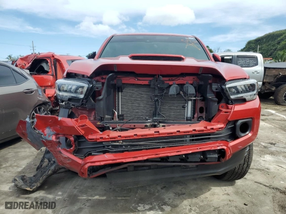 2023 Toyota Tacoma 2WD SR5 with VIN 3TYBZ5DN2PT003107, listed as a Copart auction lot 75736384 with 0 mi miles and Salvage Title. Bid and sale history available at carsss.com. Image 5.