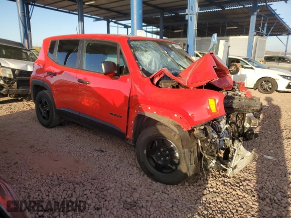 2021 Jeep Renegade Sport с VIN ZACNJCAB8MPM21935, выставлен на аукционе Copart как лот 55402775 с пробегом 38 689 миль миль и Списание • Salvage title. История ставок и продаж доступна на DreamBid. Изображение 4.