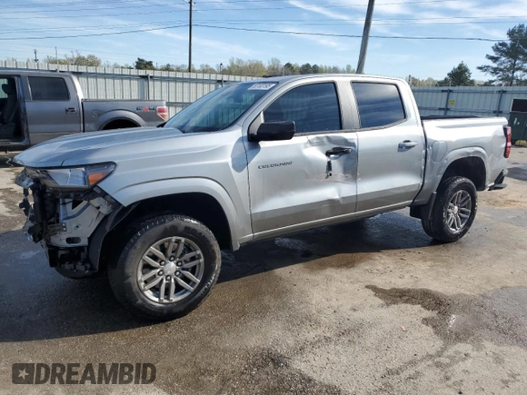 2023 Chevrolet Colorado 2WD LT z VIN 1GCPSCEK9P1133297, wystawiony jako Copart lot #50183195 z przebiegiem Nie podano mil oraz Szkoda całkowita • Salvage title. Historia ofert i sprzedaży dostępna na DreamBid. Obrazek 1.