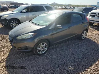 2015 Ford Fiesta SE with VIN 3FADP4EJ8FM221475, listed as a Copart auction lot 52404805 with 115,642 mi miles and Salvage Title. Bid and sale history available at carsss.com. Image 1.