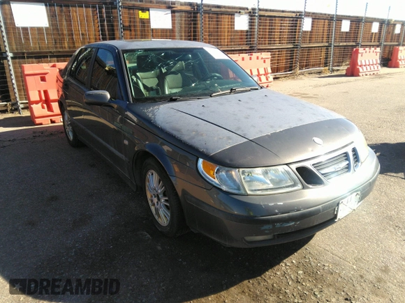 2005 Saab 9-5 Arc with VIN YS3ED49A953506826, listed as a IAAI auction lot 41658824 with 233,824 mi miles. Bid and sale history available at carsss.com. Image 1.