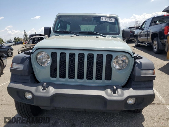 2024 Jeep Wrangler Sport S with VIN 1C4PJXDN4RW107105, listed as a Copart auction lot 51469895 with 30,545 mi miles and Salvage Title. Bid and sale history available at carsss.com. Image 5.