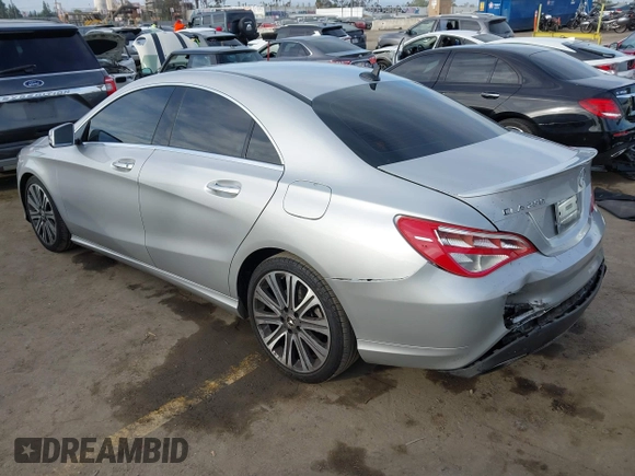 2019 Mercedes-Benz CLA with VIN WDDSJ4EB3KN740161, listed as a IAAI auction lot 41911227 with 61,565 mi miles. Bid and sale history available at carsss.com. Image 3.